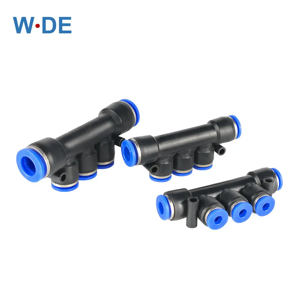 

Pneumatic Fittings PK Five Reducing Connector 4-12mm OD Hose Plastic Push In Gas Quick Connector Air Fitting Plumbing