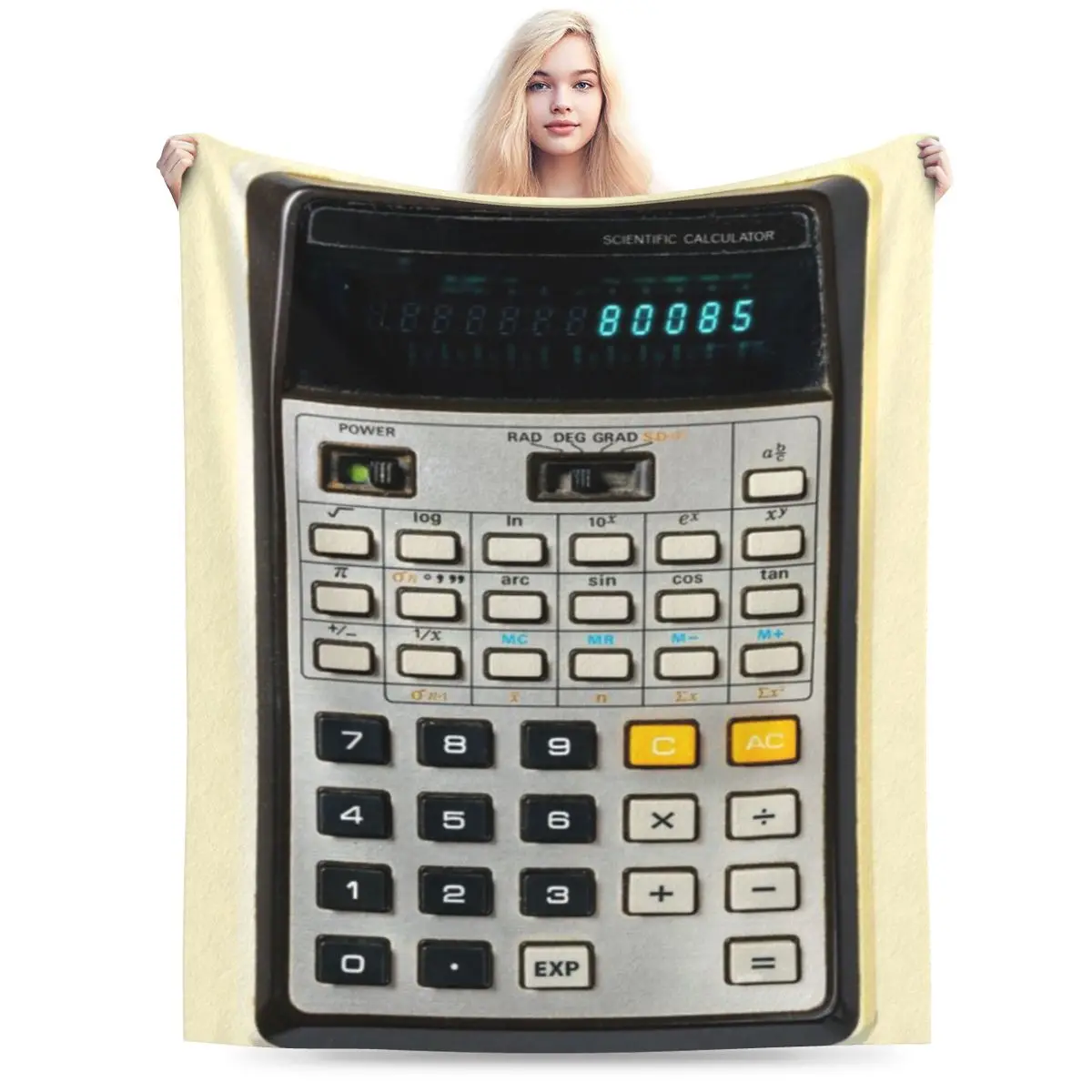 Ультра-мягкое Флисовое одеяло для калькулятор Old Skool