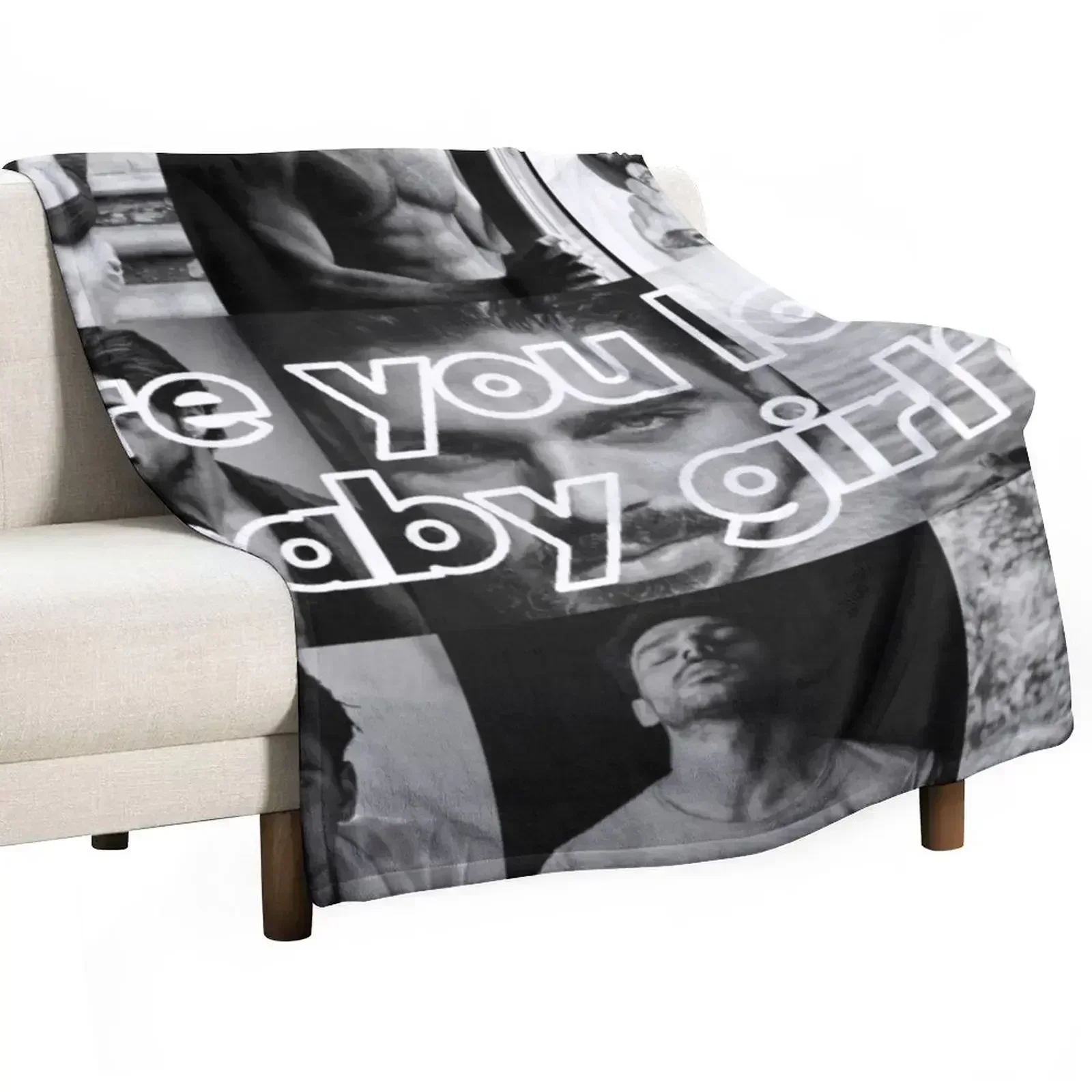 Мишеле Моррон ты потерянная маленькая девочка? Одеяло Многоцелевое фланелевое