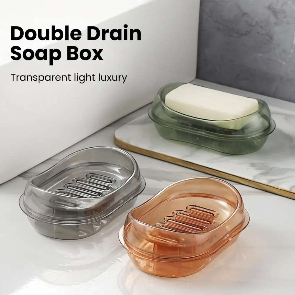 

Remarkable Soap Box Ventilated Smooth Edge Dorm Kitchen Soap Rack Transparent Kitchen Soap Rack Bathroom Supplies