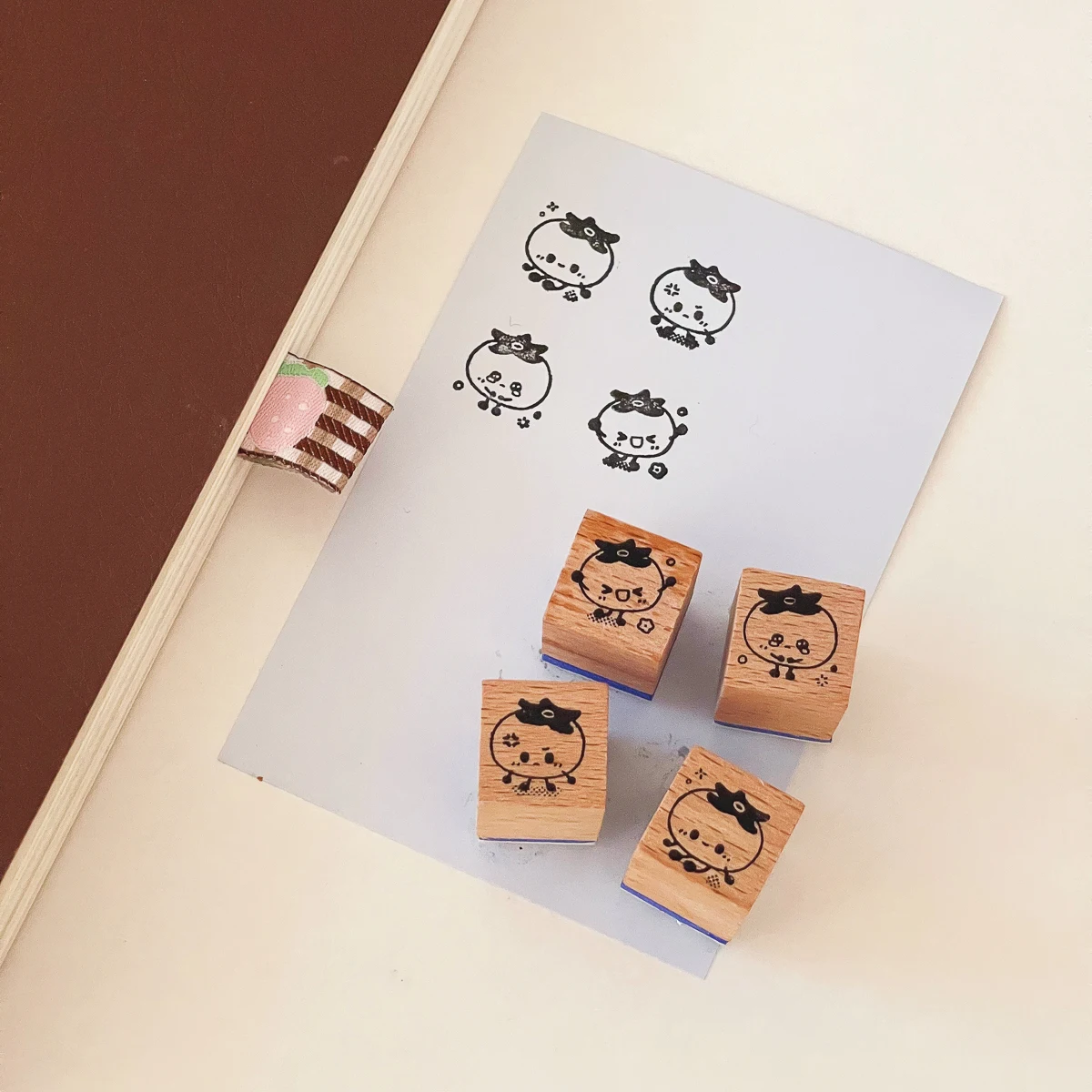 

Набор мини-штампов Kawaii 4 шт.