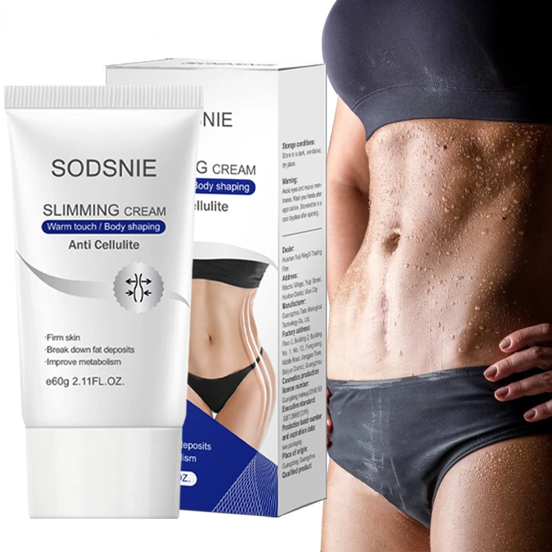 

60g Slimming Cream Weight Loss Remove Anti Cellulite Sculpting Fat Burning Massage Firming Lifting Quickly Niacinamide Body Care