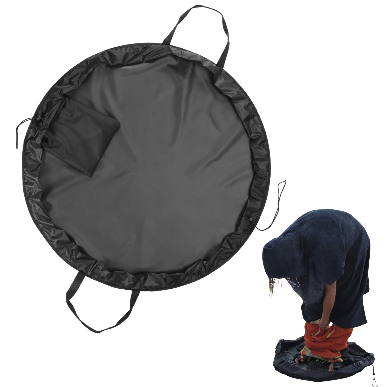 

Wetsuit Bag Changing Mat Secure Wrap Handles Padded Shoulder Strap For Wetsuit Swimming Diving Surfing Rowing Kayak