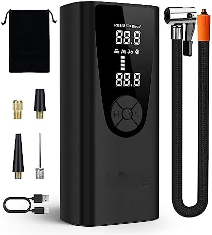 

Inflator Portable Air Compressor-Upgrade 20000mAh Air for Car Tires-150 PSI Tire -Cordless Tire Inflation with Pressure Gauge