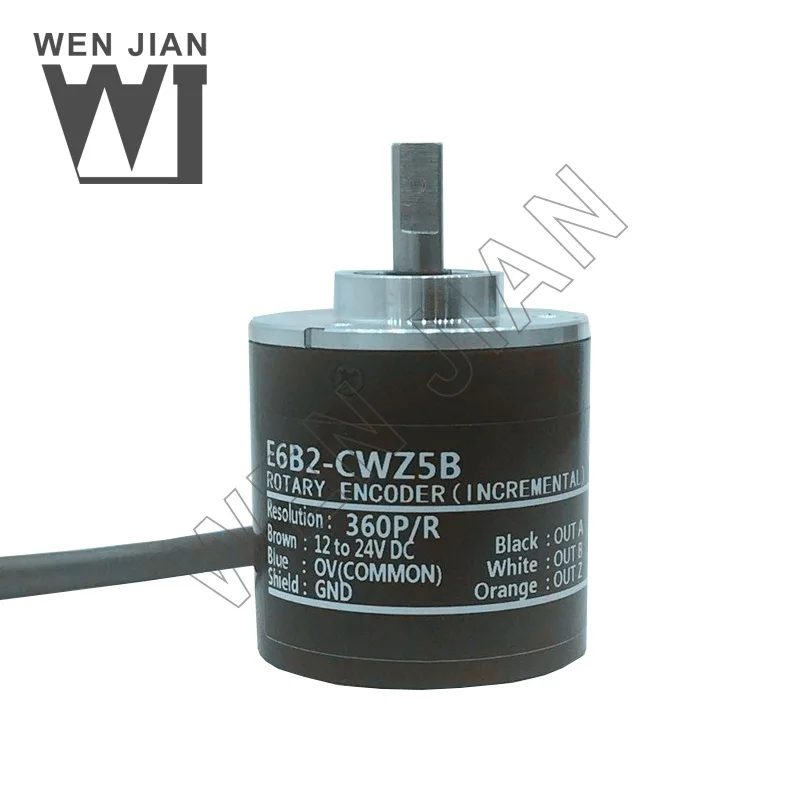 

E6B2-CWZ5B Omron Incremental rotary encoder E6B2-CWZ5B 100/200/360/500/600/1000/2000P/R DC12-24V, PNP output