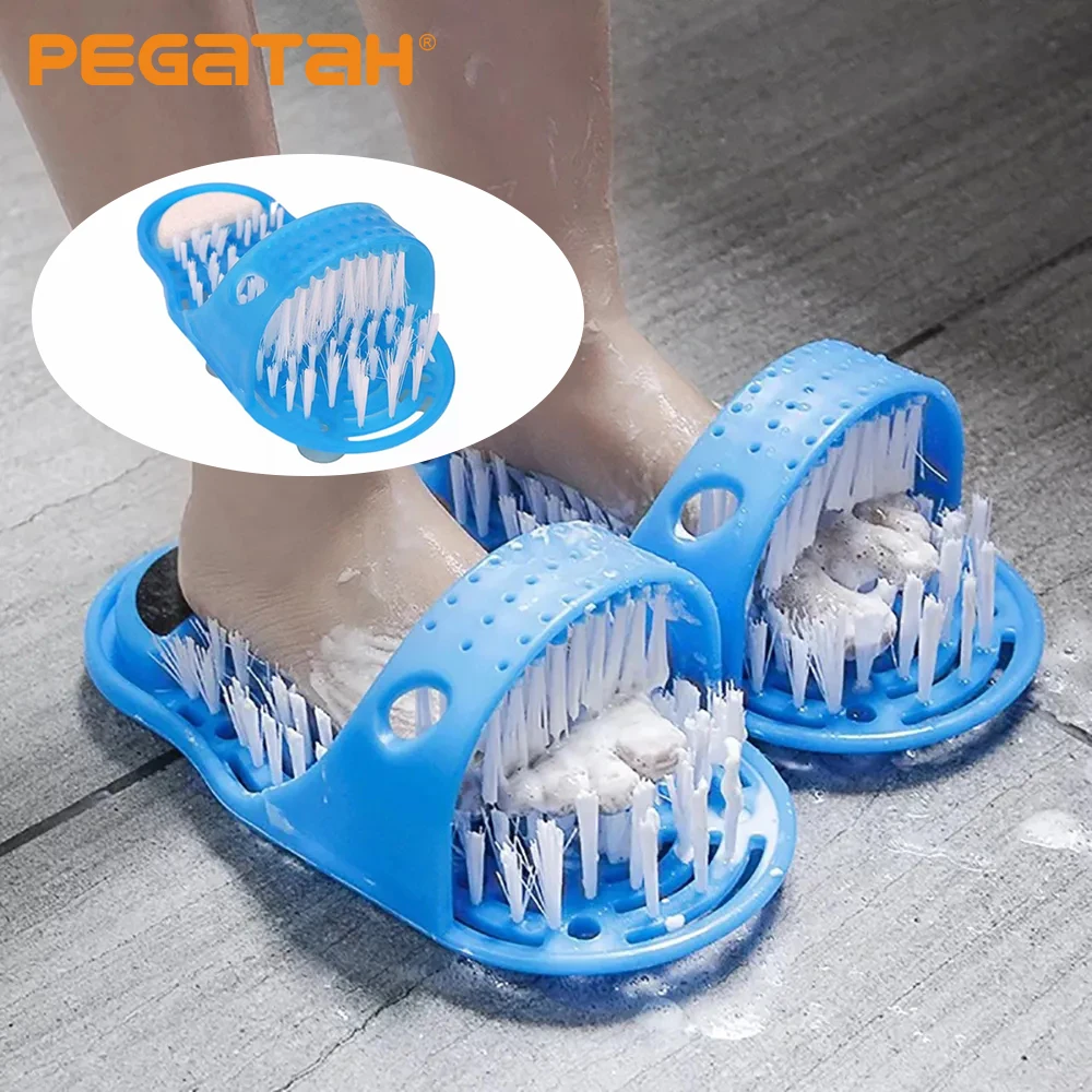 

1pcs Shower Foot Scrubber Feet Cleaner Washer Brush for Floor Massage Slipper for Exfoliating Cleaning Wash Slipper Tools Brush