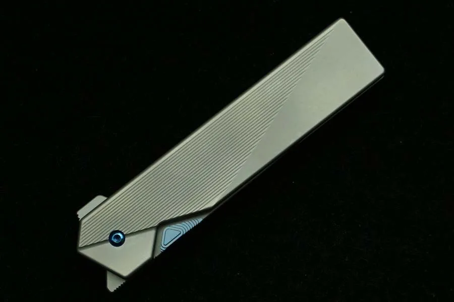 LEMIFSHE гримучая змея настоящий лезвие 20CV титановая ручка открытый кемпинг охота