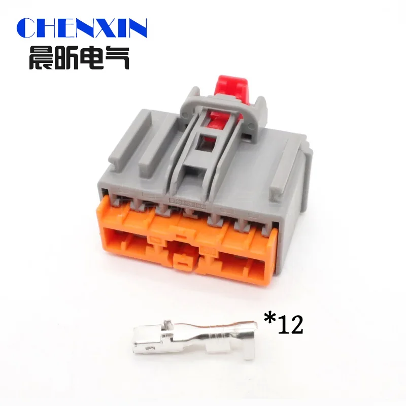 

12-контактный разъем для модуля электропривода багажника автомобиля, инверторный модуль, коннектор 7283-6467-40 7282-6467-40 WPT-396 14S411