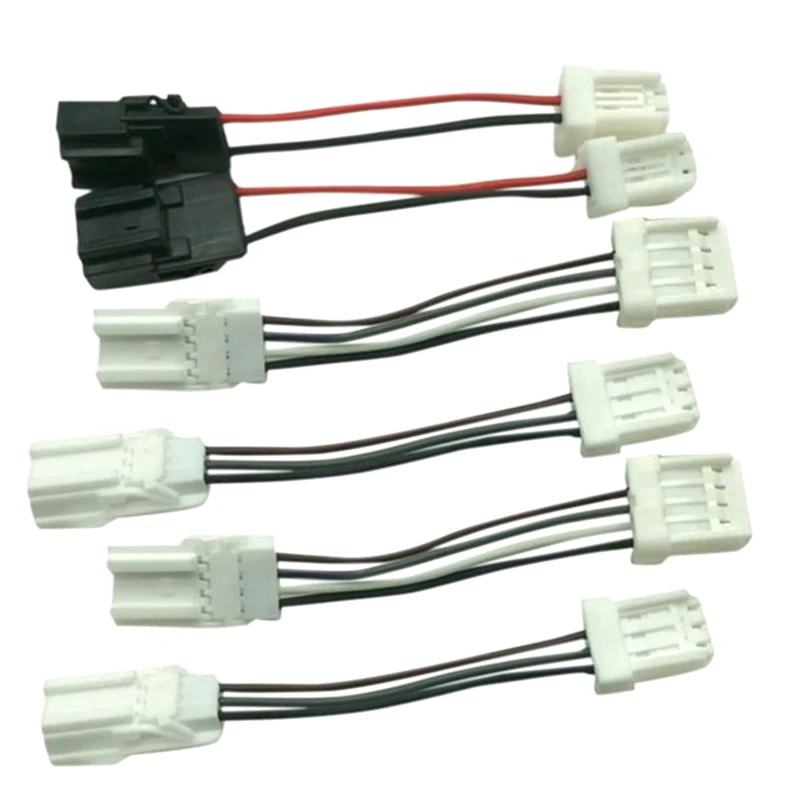 

6Pcs Car Taillight Adapter Harness Premium Durable For Nissan 240Sx Pnp S13 Kouki 1989-1993 KP-S13-KT