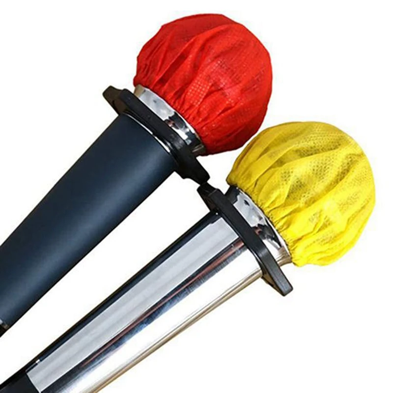 

Top Deals 800Pcs Disposable Microphone Covers Non-Woven Mic Covers Handheld Microphone Windscreen Protective Cap For KTV Room