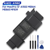 original replacement battery for macbook pro macpro 13 a1502 me865 me864 mf839 a1493 a1582 genuine laptop battery