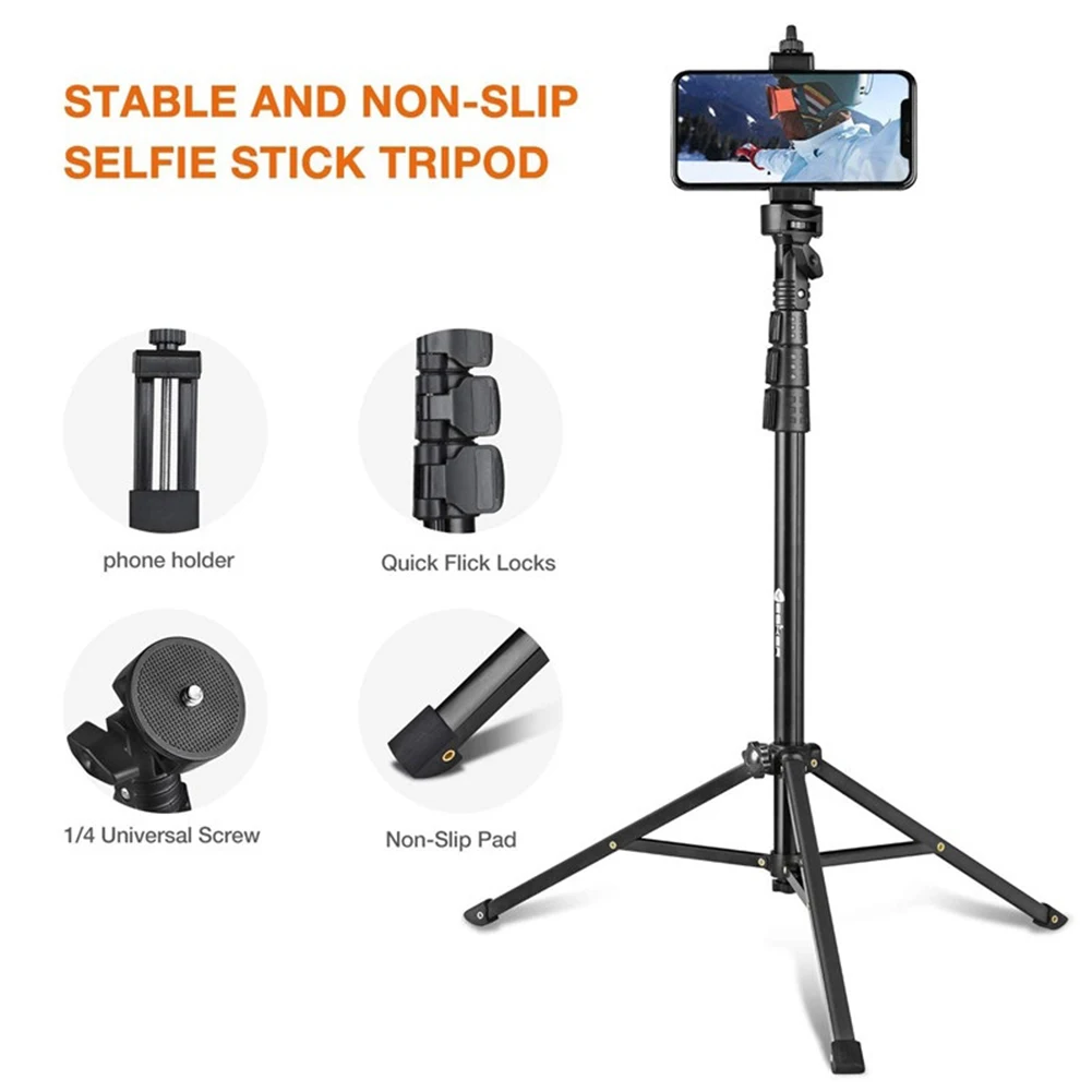 

Wireless Bluetooth Selfie Stick Foldable Mini Tripod Expandable Monopod With Remote Control For IPhone IOS Android