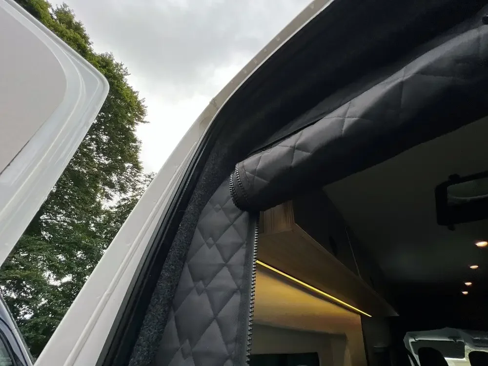 Фото 1 шт., изолированная крышка заднего сарая для автодома, термоэкран для Peugeot Boxer Fiat Ducato Citroen, реле Ram Promaster, аксессуары для автофургонов №4