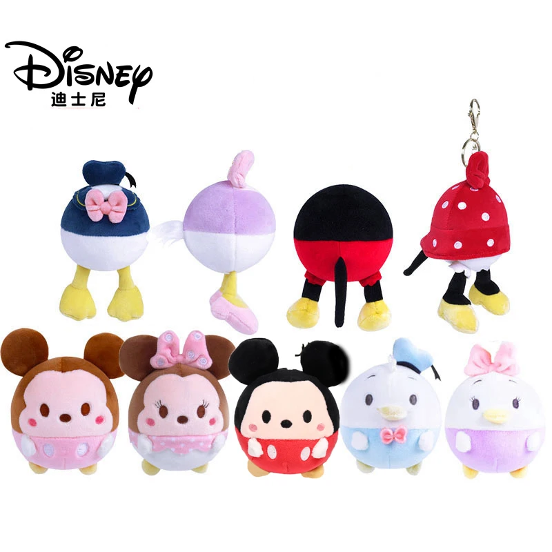 

New Kawaii Disney Plush Toy Pendant Mickey Minnie Donald Duck Winnie the Pooh Anime Action Figure Doll Children's Plush Toy Gift