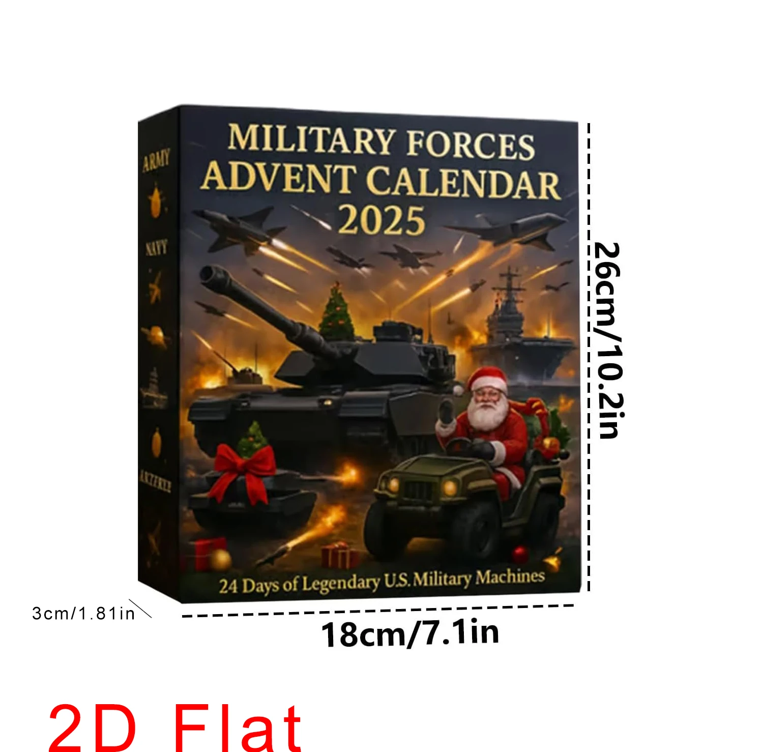 

Рождественский адвент-календарь военная техника 2025