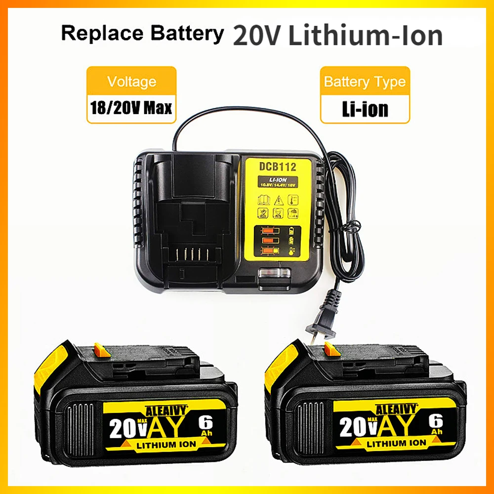 DCB200 rechargeable battery 20V Lithium-Ion Series Cordless Drill/Saw/Screwdriver/Wrench/Angle Grinder Brushless Power Tools New