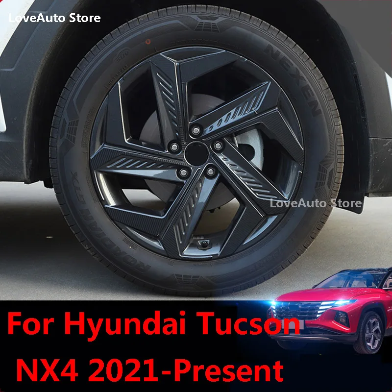 

Для Hyundai Tucson NX4 2021 2022 автомобильная лампа из углеродного волокна декоративные наклейки против царапин Защитные аксессуары
