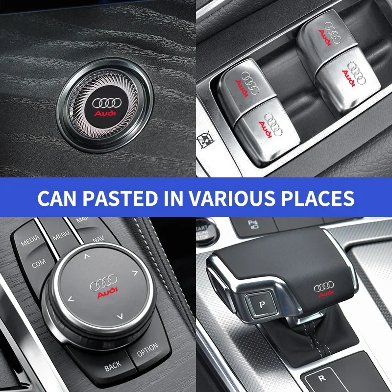 Фото 3D-наклейки на руль автомобиля, эмблемы, аксессуары для Audi SLINE S2 S3 S4 S5 S6 S7 S8 S RS A3 A4 B8 8P 8V A6 №4