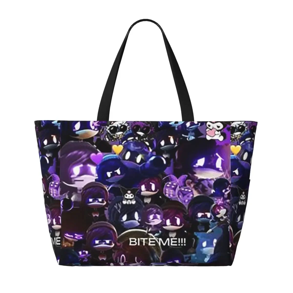 Сумка-тоут Murder Drones Uzi Collage Beach Tote Bag, спортивная сумка для спортзала и йоги, большая сумка-тоут, женская дорожная сумка, сумка для фитнеса (art.: 3920dc65503c9) - 3920dc65503c9