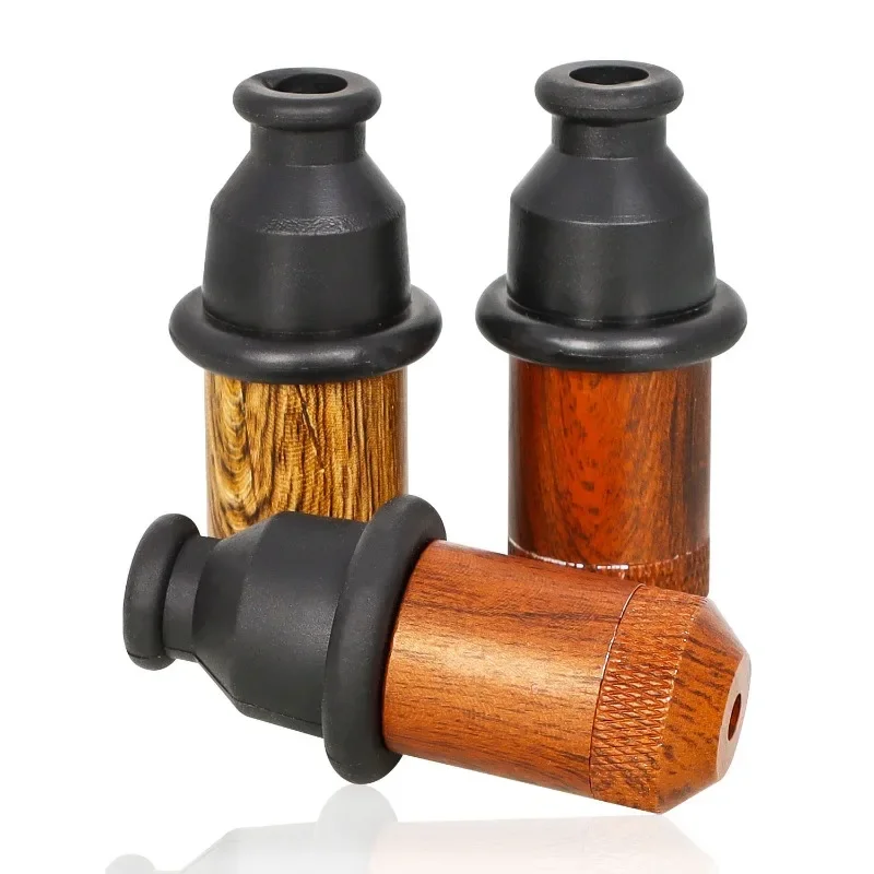 

1pcs Printing Color Alloy Nipple Tobacco Pipe Smoke Tobacco Pipes With Rubber Mouthpiece Smoking Tool Cigarette Accessories