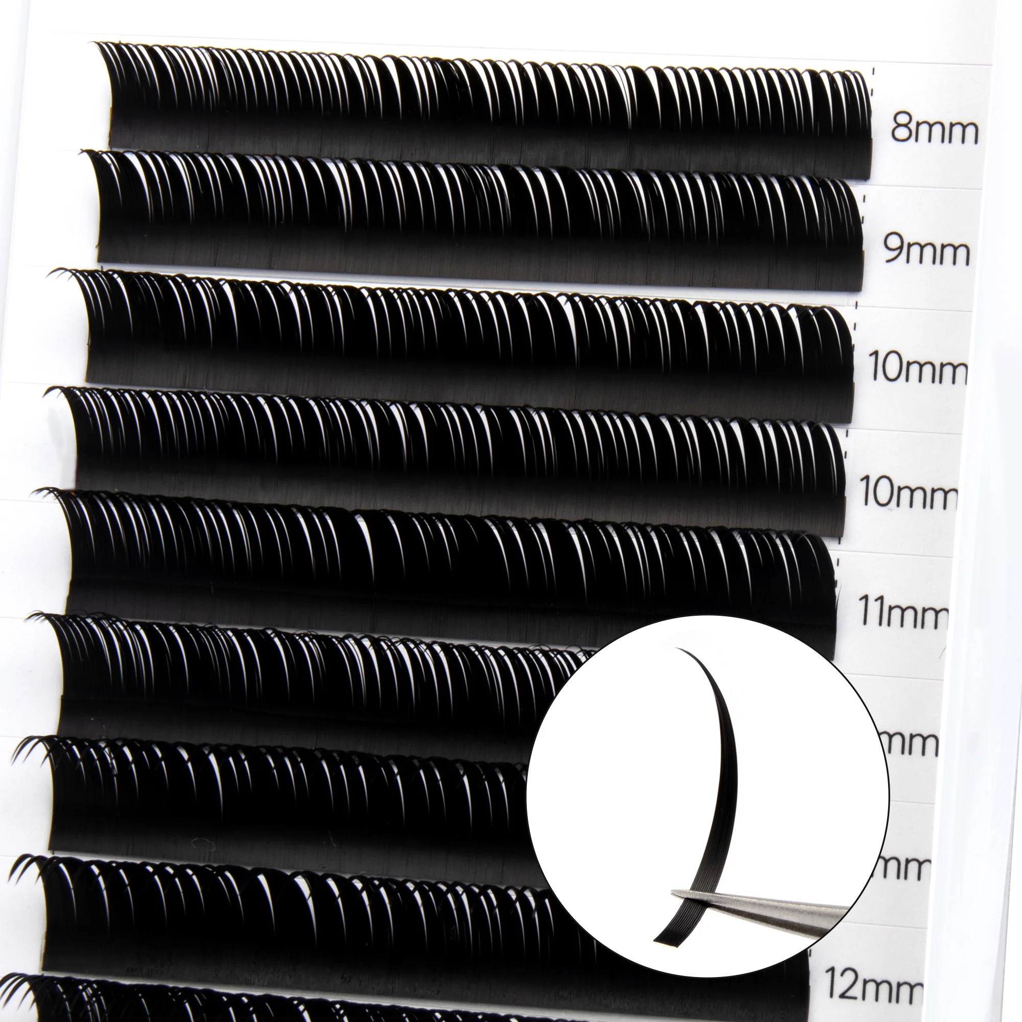 Фото Befer Beauty Манга Стиль Косплей Наращивание ресниц Аниме Ресницы 8-15 мм C/D Curl Мокрые регулируемые ширины Наращивание ресниц Поставщик №2