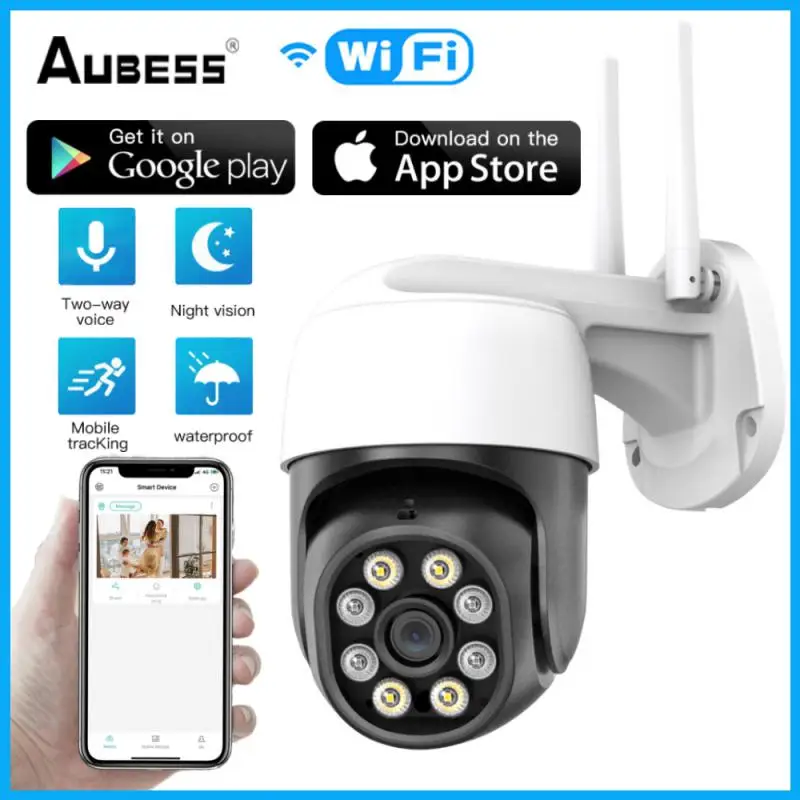 

IP-камера Aubess 1080P уличная с поддержкой Wi-Fi и функцией ночной съемки