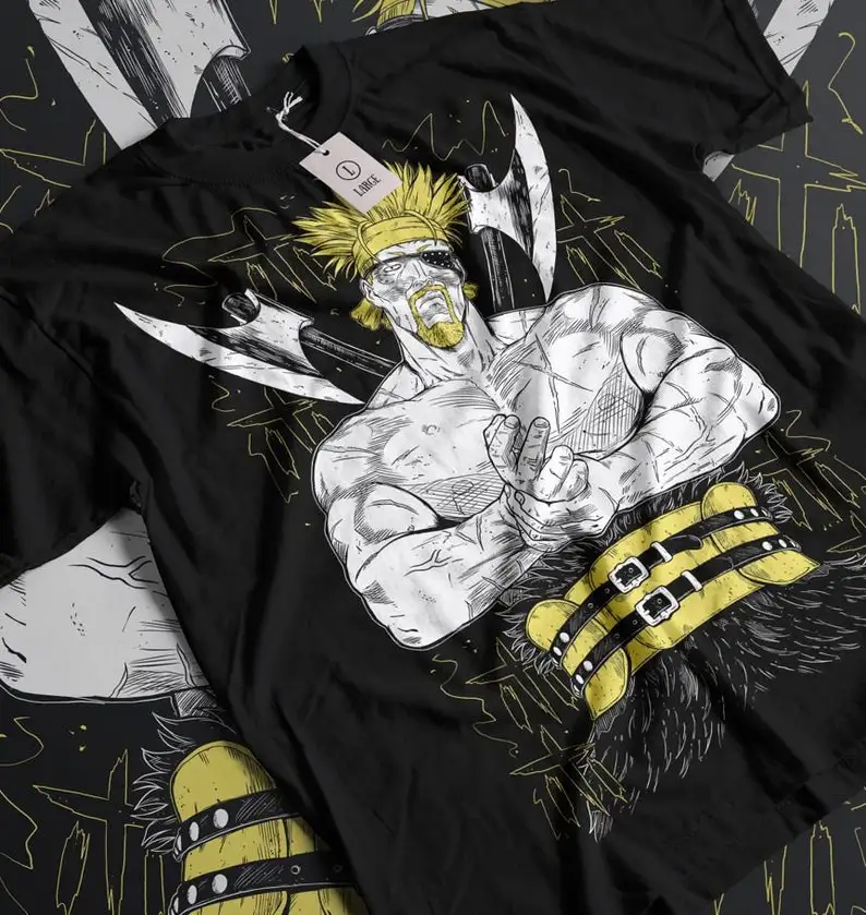 Футболка унисекс с рисунком из аниме Thorfinn Son of Thors рубашка манги и викингов