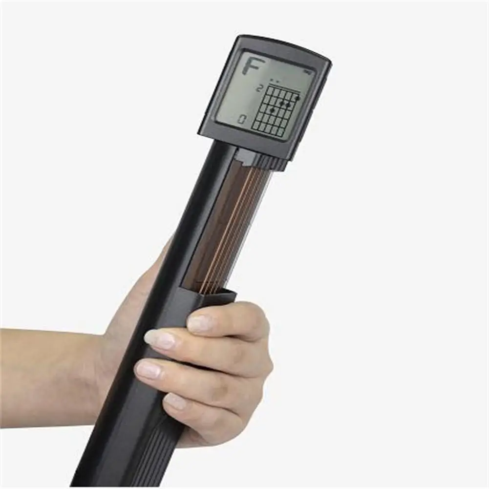

Pocket Guitar Portable Chord Trainer With Screen Display Beat Climbing Lattice Practical Guitar Accessories