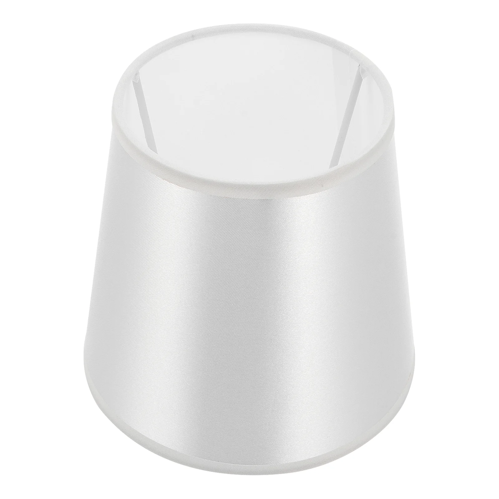 

Fabric Small Glass Lamp Shade Replacement Lampshade Clip- On Light Shades Natural Cloth Shade for Candelabra Chandeliers Table