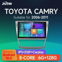 jiuyin android 10 8core car radio for toyota camry 6 40 50 2006 2011 wifi 4g multimedia video player gps navigation autoradio