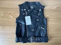 boys winter faux leather vest jacket active youth motorcycle jacket childrens spring pu leather vest jacket
