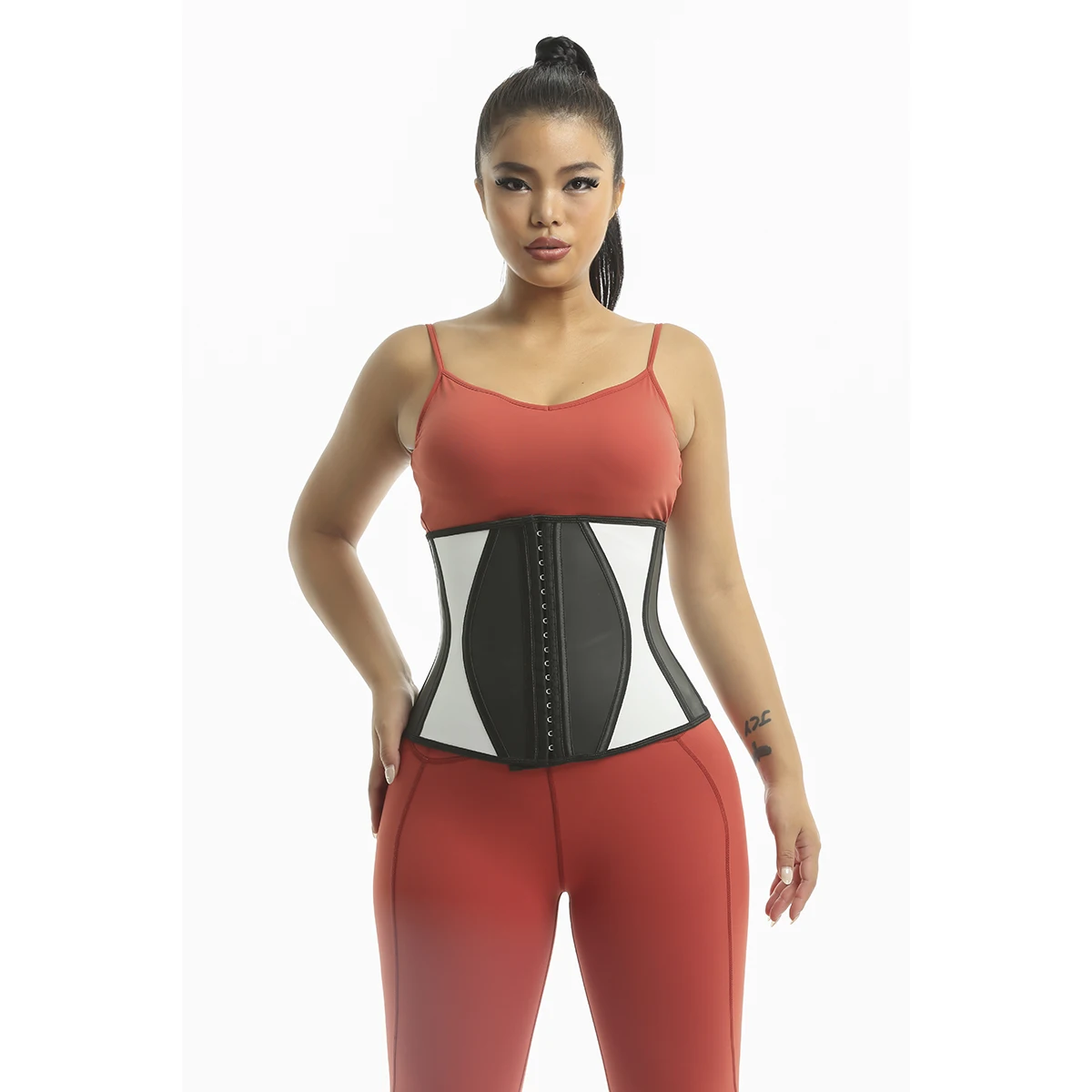 

13 Steel Bones Latex Waist Trainer Shapewear Slimming Belt Waist Cincher Body Shaper Girdle Workout Tummy Control Corset for Wom