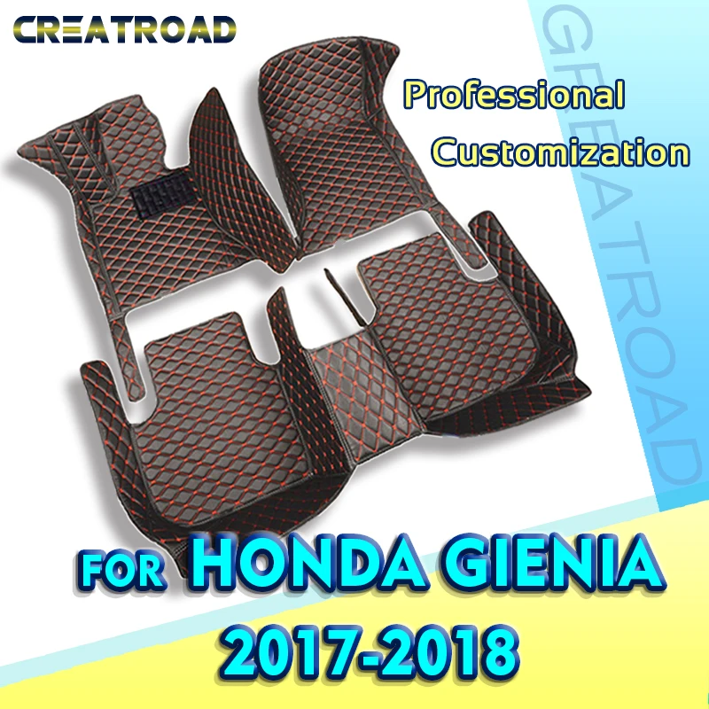 

Car Floor Mats For Honda Gienia 2017 2018 Custom Auto Foot Pads Automobile Carpet Cover Interior Accessories