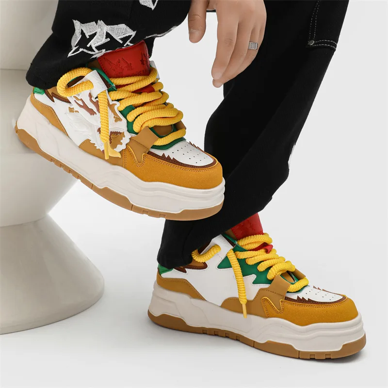 CLAIAMI 2024 модная новинка Мужская Роскошная обувь универсальная Повседневная