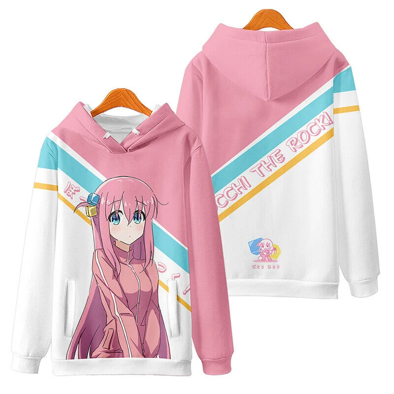 Толстовки Bocchi The Rock Hitori Nijika 3D принт для женщин и мужчин Уличная одежда пуловеры