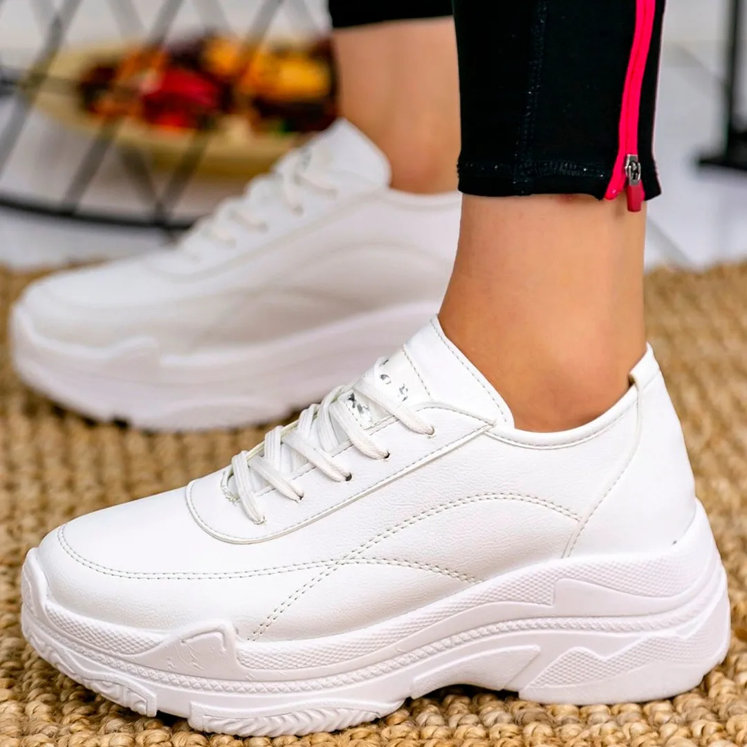 

Jare White Skin Sport Shoes