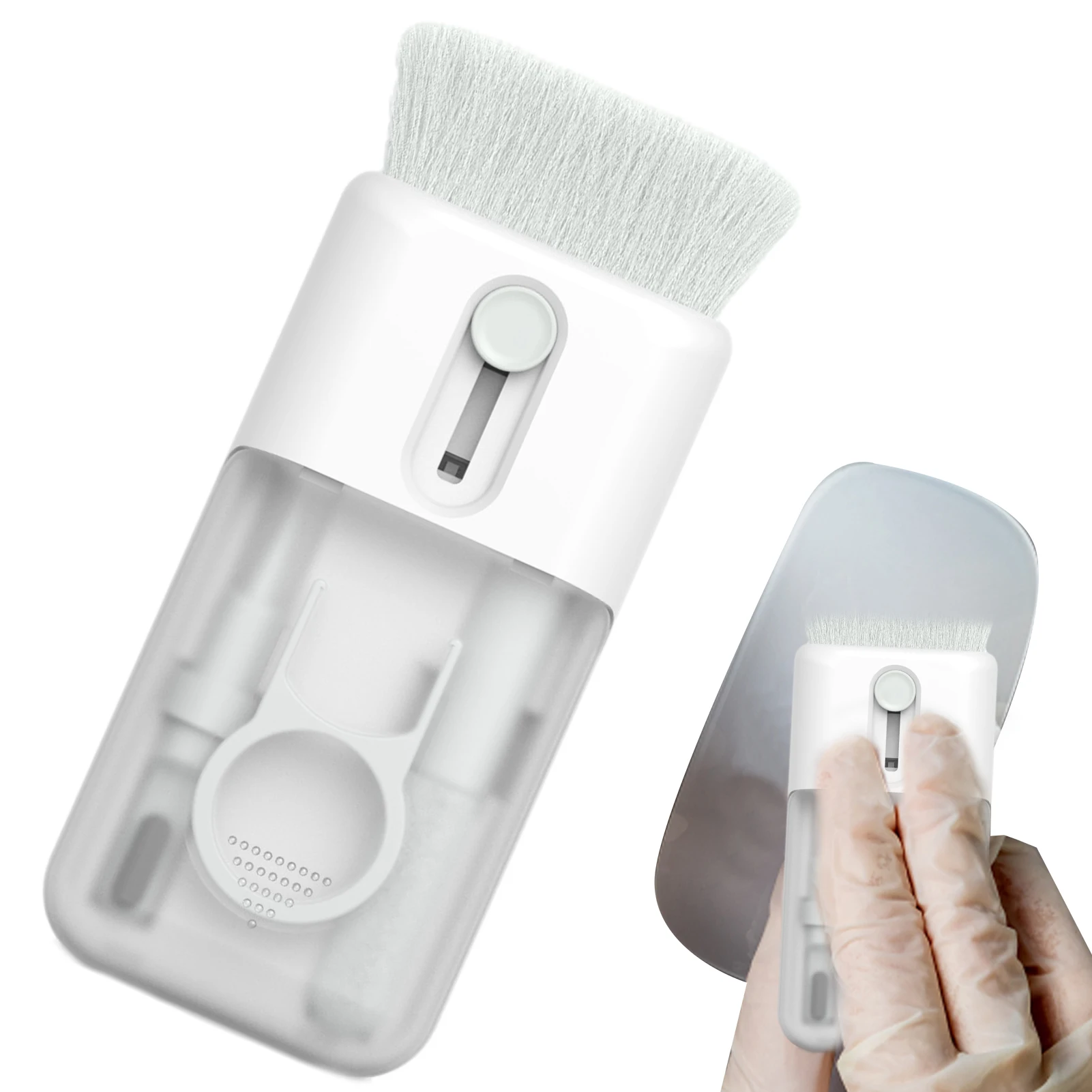 

Phone Cleaning Kit Computer Keyboard Cleaner With Screen Wipes Multi-Function Cleaner Kit Brush For Wireless Earphones Case 6 In