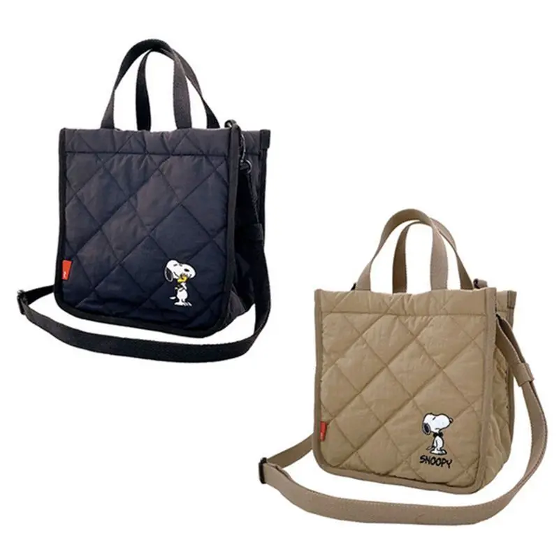 

Japanese Style New Snoopy Shoulder Bag Large-Capacity Crossbody Bag Casual Student Handheld Storage Bag Purses Luxury Designer