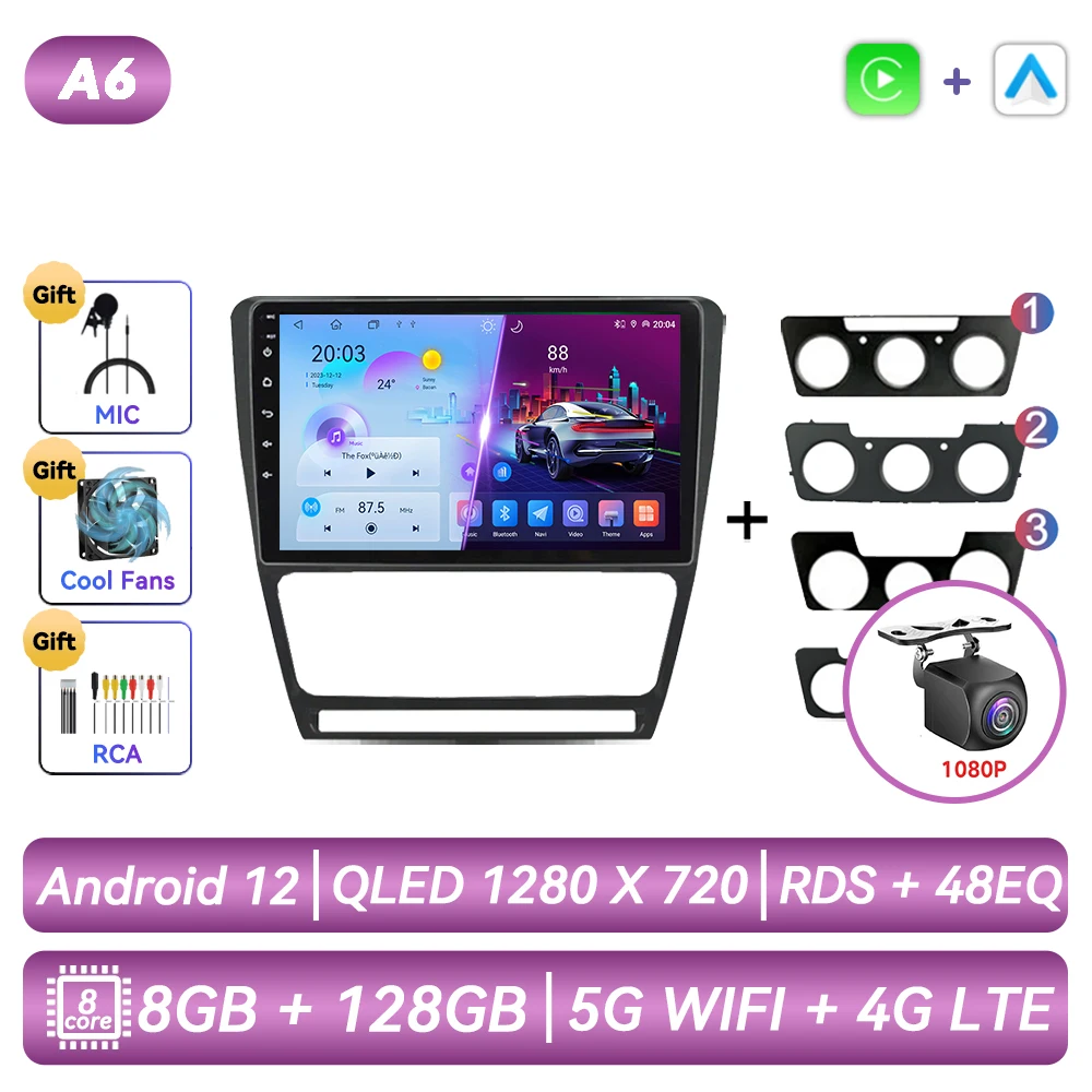 

Для SKODA Octavia 2 A5 2007 2008 2009 2010 2011 2012 2012 2013 2014 Android Car Radio Автомобильный Multimidia Видеоплеер Навигация GPS Carplay Сенсорный Экран Авто Стерео