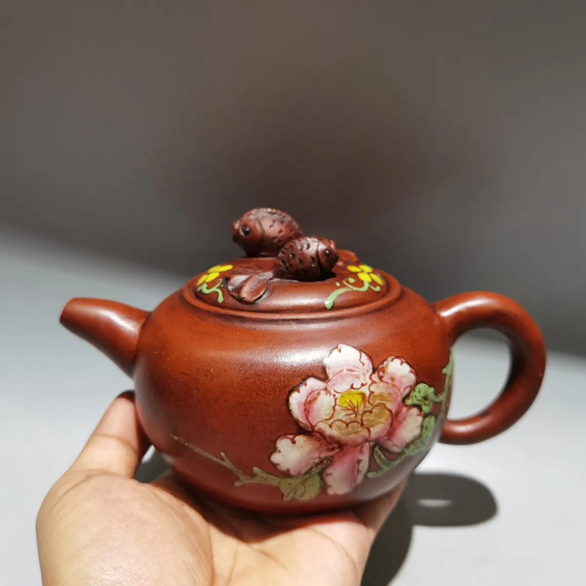 

Chinese Yixing Zisha Clay Teapot Annual surplus Pot Gu Jingzhou 380ml