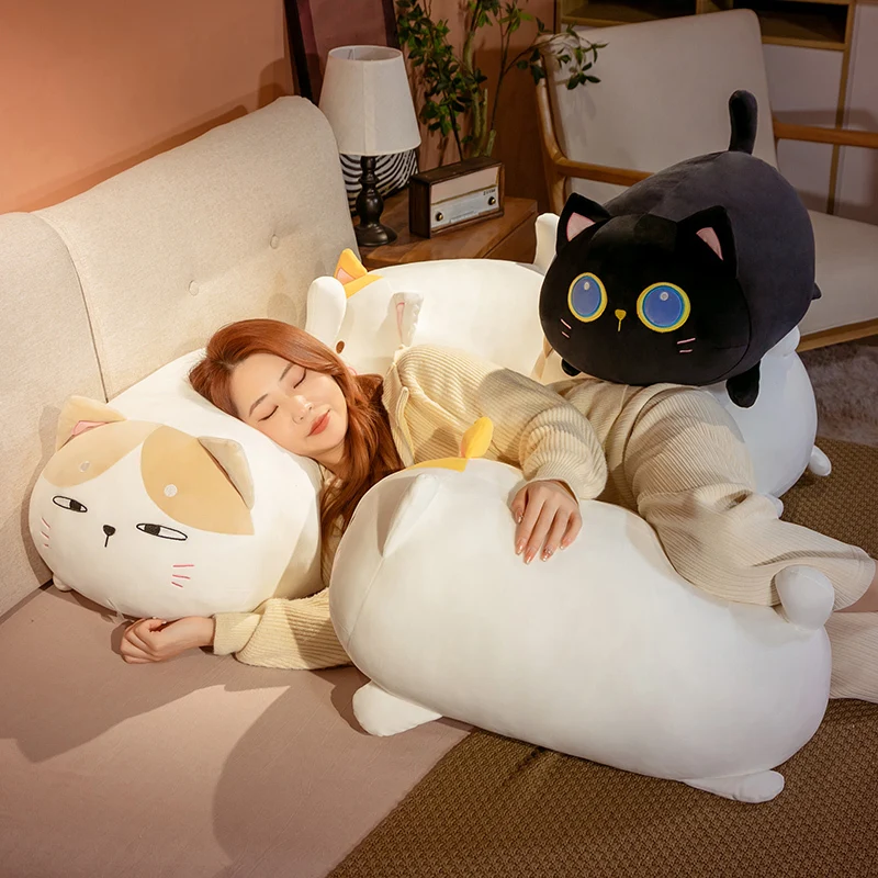 

High Quality New Popular Plush Cartoon Cat Claw Nap Pillow Best Gift Girl Sofa Bed Fun Cute Animal Cushion Soft Comfortable