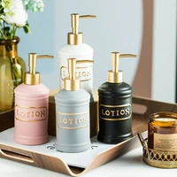 340ml ceramic liquid soap dispensers bathroom lotion bottle kitchen hand sanitizer dispenser luxury home decor