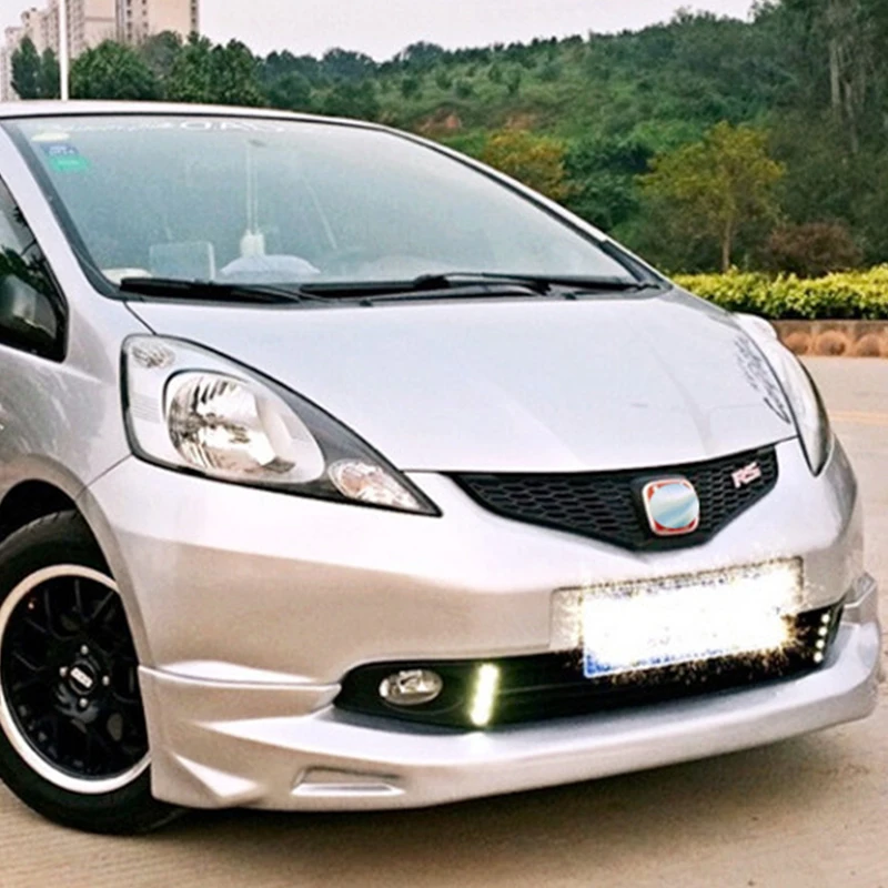 Для Honda Fit Jazz ABS передний бампер диффузор разделитель губ комплект для