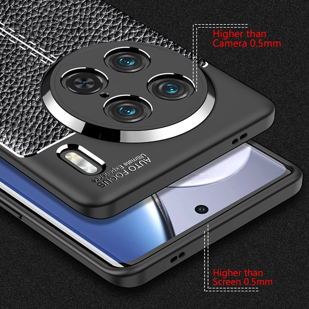 Чехол X90 для Vivo Pro с текстурой личи кожаный мягкий чехол из ТПУ ультраклассический