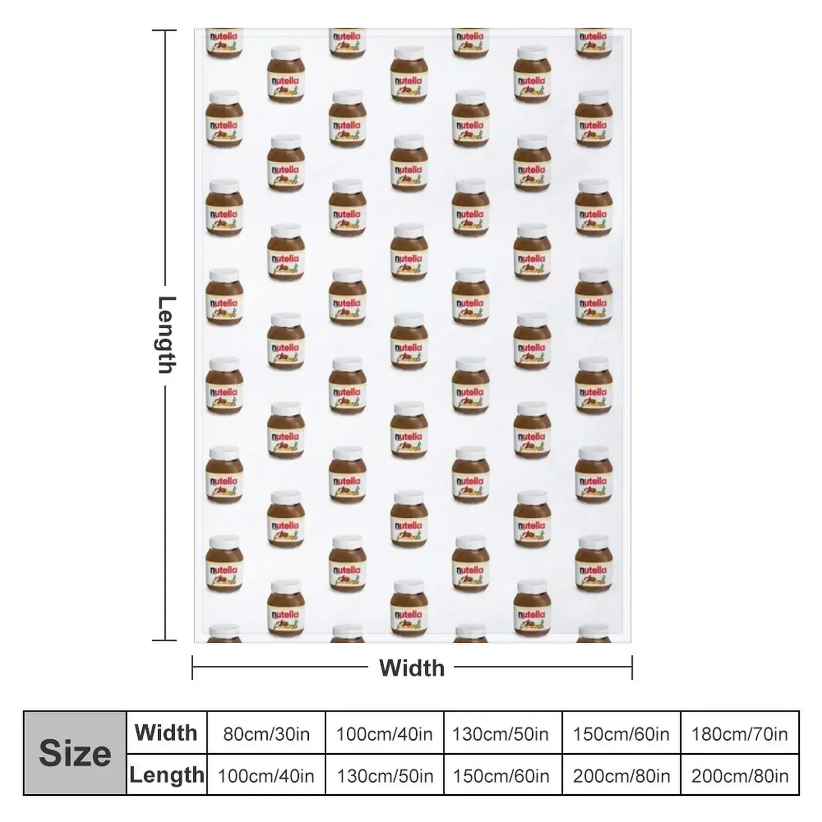 Новое настоящее одеяло Nutella на Хэллоуин для младенцев тонкие одеяла