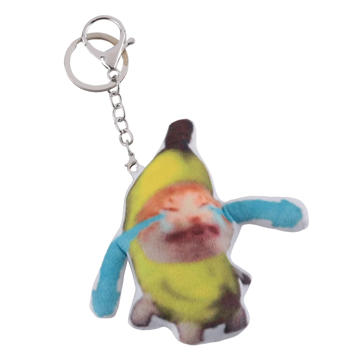 CC-Crying Banana Cat брелок плюшевый кулон милая кукла-банан-кошка со звуковой сумкой