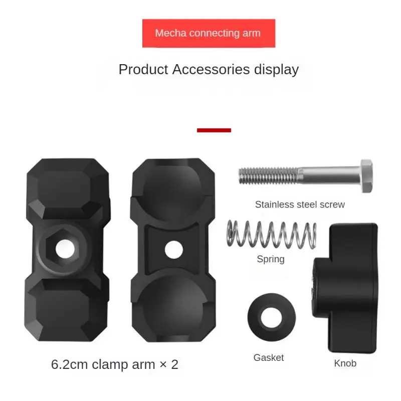 

Car Accessories 6cm Connecting Rod (mecha) Not Easy To Rust Strong And Continuous Support Clamp Arm Aluminum Alloy Durable