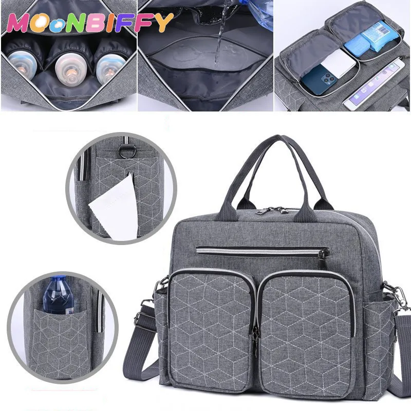 

Large Baby Nappy Bags Mommy Waterproof Female Wet Dry Travel Women's Diaper Handbags Nursing Bag for Baby Care Diaper Bags
