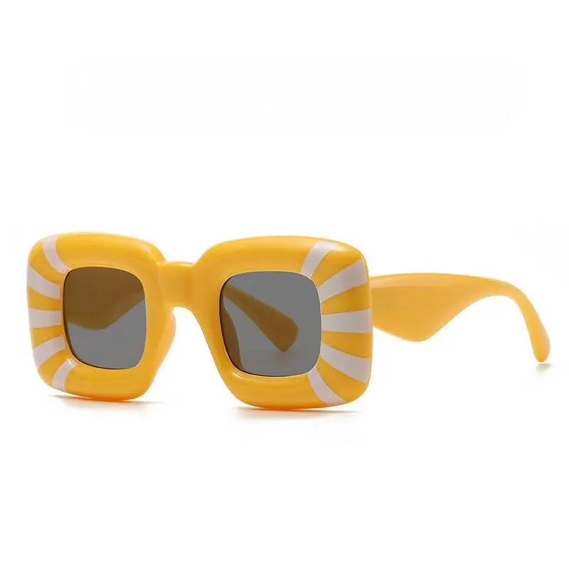 Солнцезащитные очки с принтом для мужчин и женщин уникальные солнцезащитные