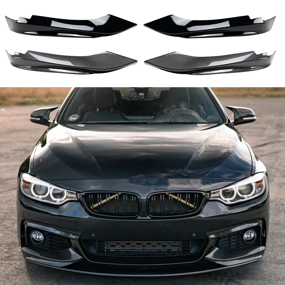

Передний бампер для BMW 4 серии F32 F33 F36, спойлер, противотуманная фара, решетка радиатора, отделка, боковые разветвители 420i 430i 2013-2021 M-Sport